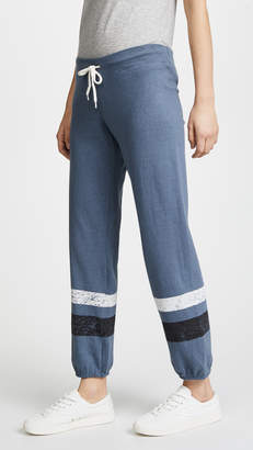 Monrow Vintage Sweatpants with Stripes