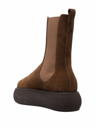 ATTICO Selene platform-sole mid-calf boots