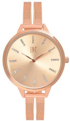 INC International Concepts Women's Stainless Steel Mesh Bracelet Watch 38mm, Created for Macy's