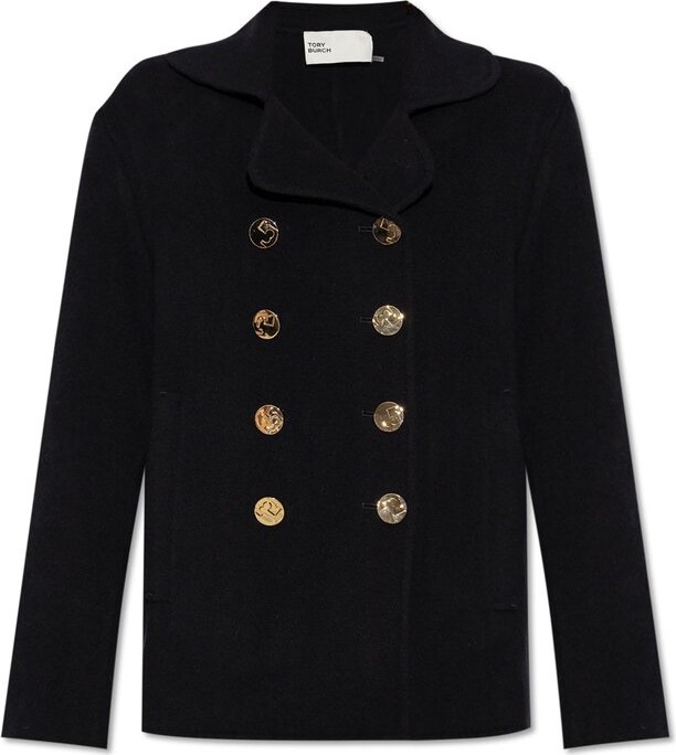 Tory Burch Double Breasted Peacoat
