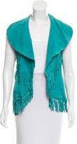 Thumbnail for your product : Yigal Azrouel Fringed Leather Vest