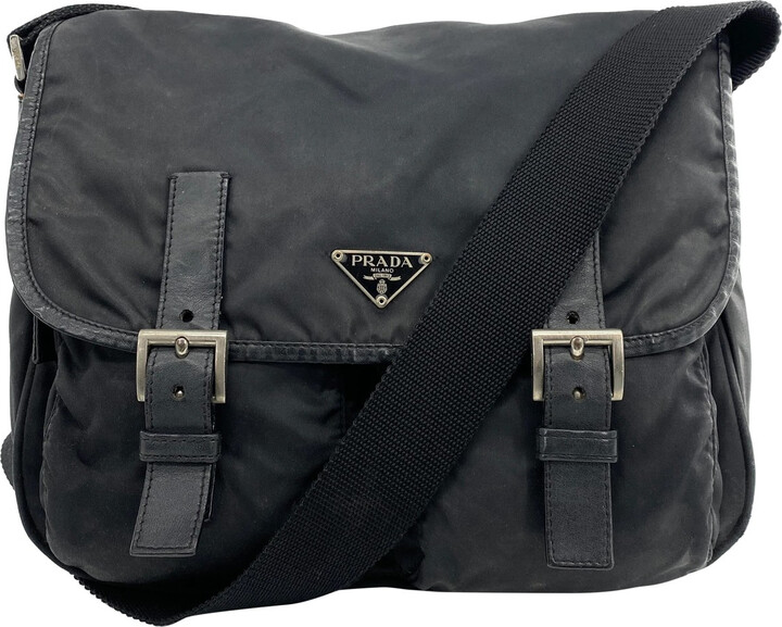 Prada Tessuto cloth crossbody bag - ShopStyle