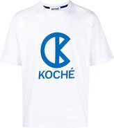 Thumbnail for your product : Koché logo-print short-sleeve T-shirt