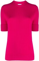 Thumbnail for your product : Barrie Blabel short-sleeved cashmere jumper
