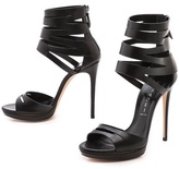 Thumbnail for your product : Casadei Strappy Cuff Heels
