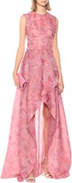 Thumbnail for your product : Costarellos Printed silk-blend dress