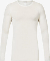 Thumbnail for your product : Hanro Mens Cygne Long-sleeved Crewneck Wool and ilk-blend T-shirt