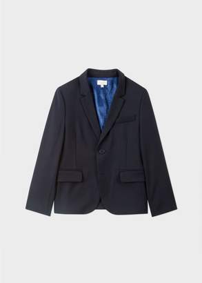 Boys' 2-7 Years Navy 'A Suit To Smile In' Wool Blazer