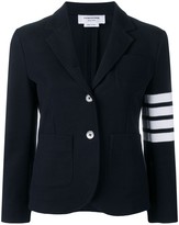 Thumbnail for your product : Thom Browne 4-Bar stripe sports blazer