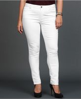Thumbnail for your product : INC International Concepts Plus Size Jeans, Skinny, White Wash