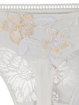 Thumbnail for your product : La Perla Leavers lace thongs