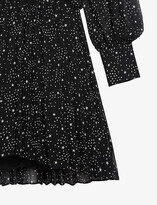 Thumbnail for your product : The Kooples Star-print chiffon dress