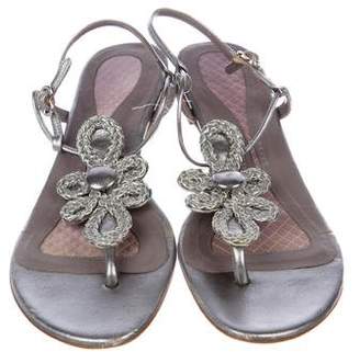 Anya Hindmarch Leather Thong Sandals