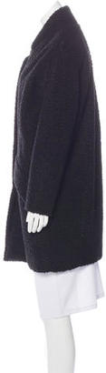 Maje Notch-Lapel Knee-Length Coat