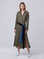 Thumbnail for your product : Diane von Furstenberg Clarise Midi Shirt Dress