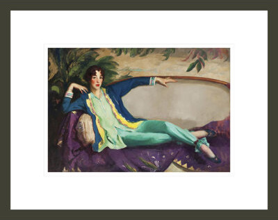 1000Museums Gertrude Vanderbilt Whitney by Robert Henri -Framed Giclee Print