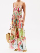 Thumbnail for your product : Etro Amazed Printed Silk Maxi Dress - Multi