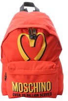 Thumbnail for your product : Moschino orange and red nylon '20 Billion Served' backpack