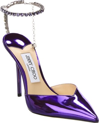 ち*ー様 JIMMY CHOO パープル ミュール ち*ー様 JIMMY CHOO パープル ミュール