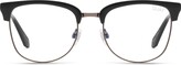 Thumbnail for your product : Quay Evasive 46mm Small Square Blue Light Blocking Glasses