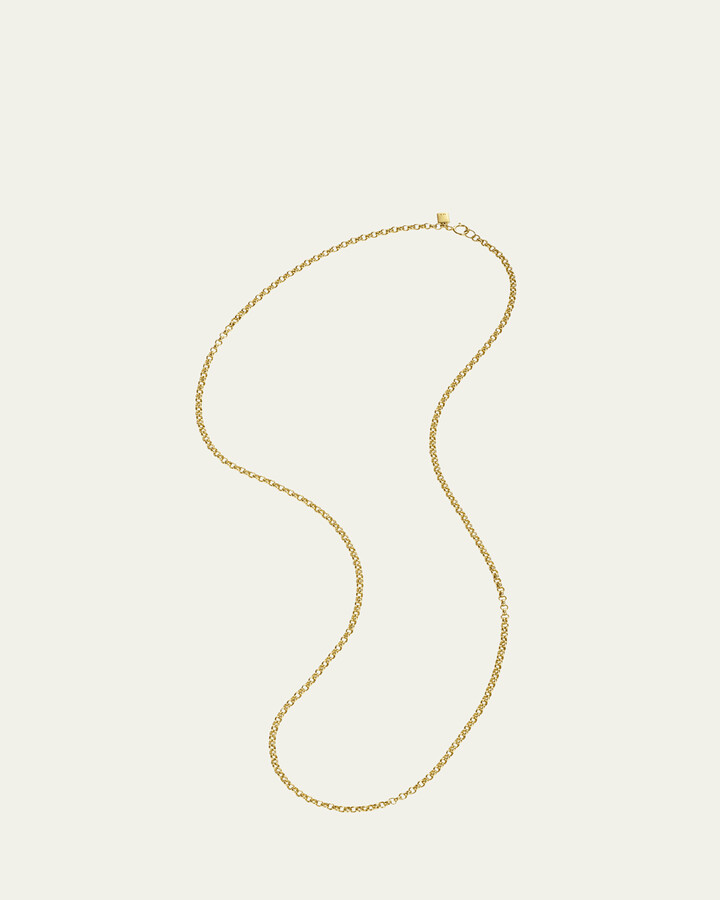 By Pariah 14K Yellow Gold Belcher Chain, 2.1mm, 45cm