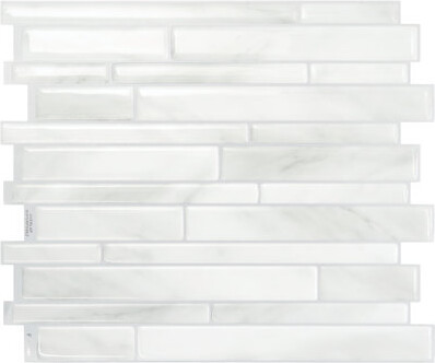 Smart Tiles Peel and Stick Gel Backsplash Tile Milano 12" x 10"