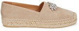 Thumbnail for your product : Miu Miu Jewelled Suede Espadrilles