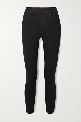 Spanx Mid-rise Skinny Jeans - Black - XS