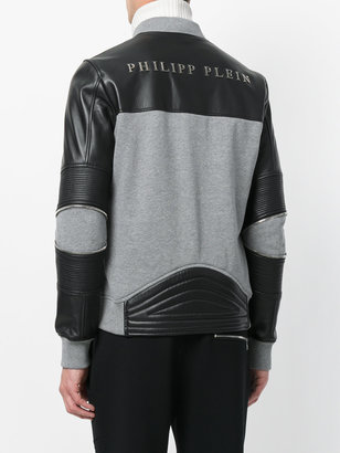 Philipp Plein Mei leather bomber jacket