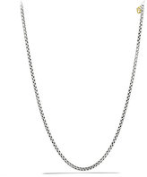 Thumbnail for your product : David Yurman Medium Box Chain Necklace with Gold