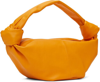 Bottega Veneta Orange Double Knot Top Handle Bag