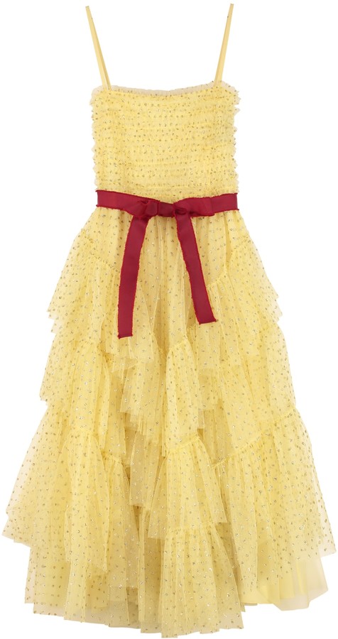 red valentino yellow dress