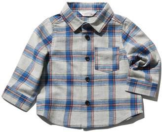 M&Co Brushed cotton checked shirt