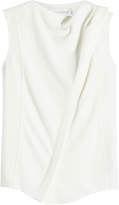 Victoria Beckham Sleeveless Top with Draped Shoulder