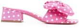 Thumbnail for your product : Dee Ocleppo Polka-Dot Bow Detail Sandals