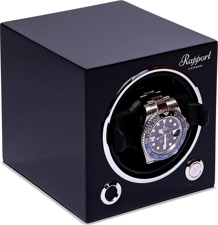 Rapport London Evolution Cube Watch Winder ShopStyle Baskets & Boxes