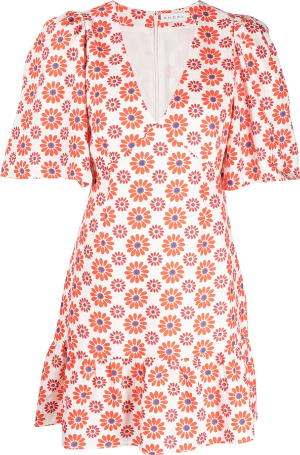 Rhode Resort Mariana floral-print dress