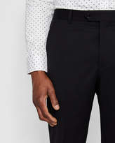 Thumbnail for your product : Ted Baker CASTLET Debonair slim plain wool suit trousers