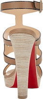 Thumbnail for your product : Christian Louboutin Cardamona Ankle-Strap Platform Sandals