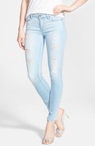 Thumbnail for your product : Paige Denim 'Verdugo' Destroyed Crop Skinny Jeans (Naomi Destructed)