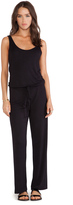 Thumbnail for your product : Monrow Stretch Rayon Jersey Jumpsuit