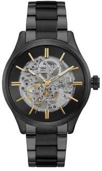 Kenneth Cole Black and Goldtone Stainless Steel Watch