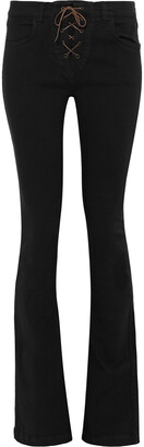 Etro Lace-up Mid-rise Skinny Jeans