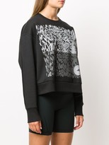 Thumbnail for your product : adidas by Stella McCartney Leopard Print Sweatshirt