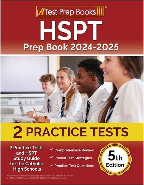 Test Prep Books HSPT Prep Book 2024-2025 - by Lydia Morrison (Paperback)