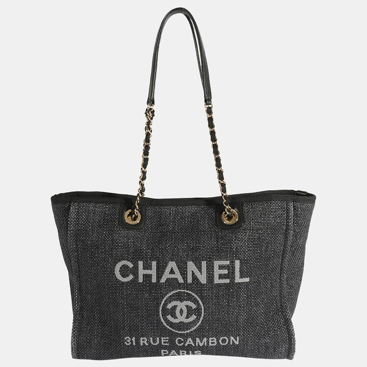 Chanel Women's Gray Tote Bags | ShopStyle