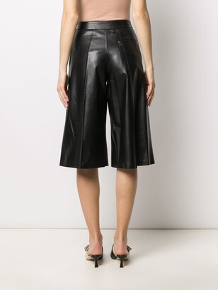 Desa 1972 Leather Cropped Palazzo Trousers