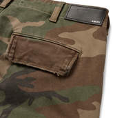 Thumbnail for your product : Amiri Mx1 Camouflage-Print Slim-Fit Tapered Stretch-Cotton Twill Cargo Trousers