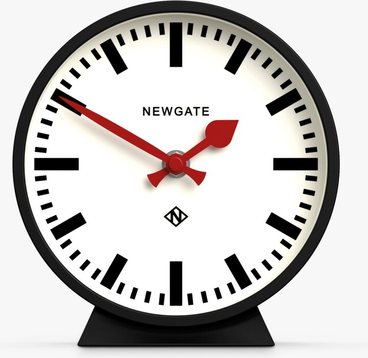Newgate Clocks Railway Silent Sweep Round Analogue Mantel Clock ShopStyle