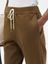 Thumbnail for your product : Jil Sander High-waist Drawstring Cotton-jersey Track Pants - Brown